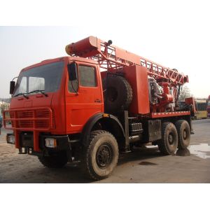 Truck mounted drilling rig with drilling depth 300 meters