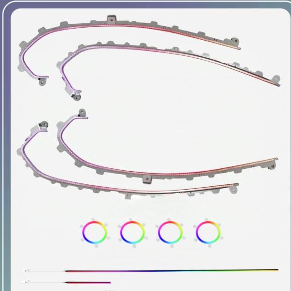 22 Lights Phantom Colored for ZEEKR 007 Ambient Light ,Screen/We Chat applet/App control