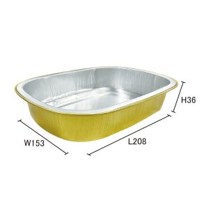 Aluminum Foil Food Container Wholesales Custom Container Tray Square Pans