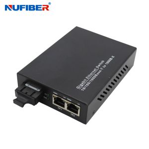 1000M Fiber Ethernet Switch RoHS Approved 2 Port Ethernet Switch Single Mode