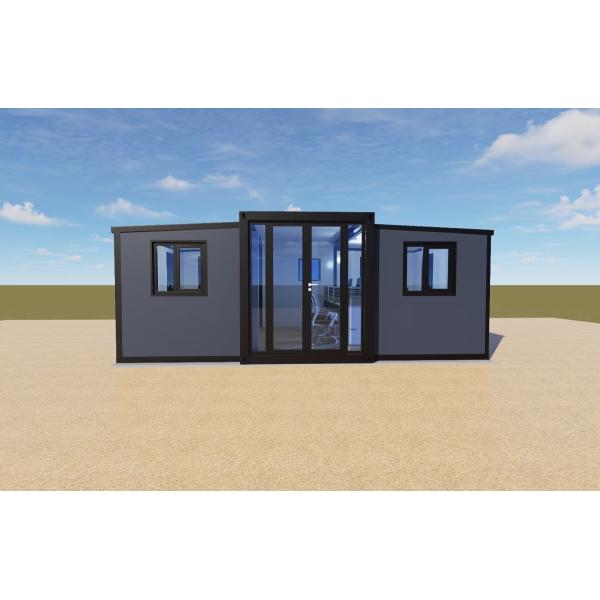 Quality Expandable Prefab Homes with Floor Permitted Loading of 2 KN/m2 White Color and Waterproof Paint Sealed Edges wholesale