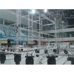 6082 T6 Aluminum Stage Lighting Truss Systems Square Spigot 0.5m - 4m
