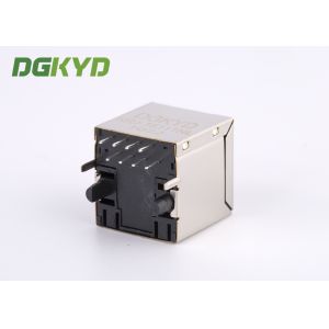 KRJ-18111NL shieded vertical 180 degree top entry RJ45 LAN Jack without