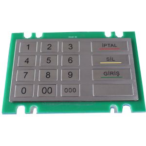 Rear Panel Mount Metal Numeric Vending Machine Keypad With USB Interface 4 by 4
