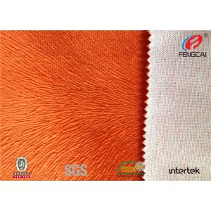 China Vintage Sofa Velvet Upholstery Fabric Mricrofiber Velboa Bonded TC Material on sale