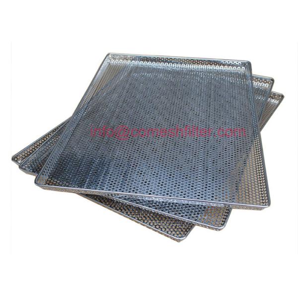 Quality Custom Metal Mesh Drying Vegetable Grill Baking Tray Pan Fda Certificate wholesale