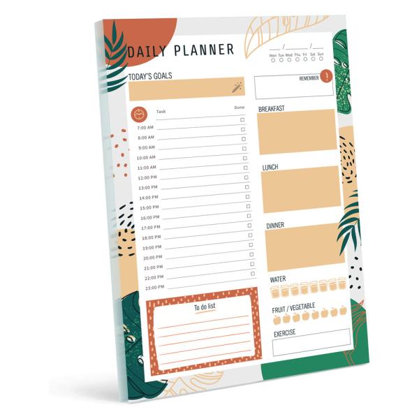 Quality Tear Off Daily Magnetic Meal Planner Fridge Chart Dry Erase Menu Planner wholesale