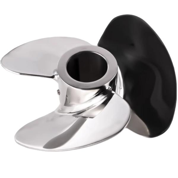 Quality SUS304 Spiral Three Blade Propeller Wide Blade For Liquid With Suspended Solids wholesale