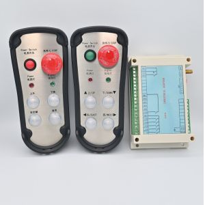 Portable AC220V 500m Push Button Remote Control For Crane Hoist