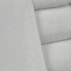Rectangular 80% Cotton Small White Hand Towels
