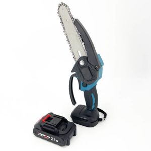 Professional Cutting Machine 21V Electric Mini battery Chainsaw 6'' Cordless