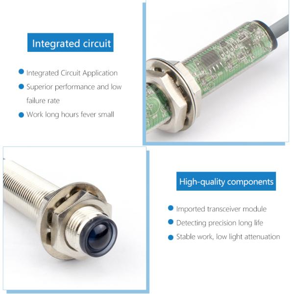 M3 M4 M5 M6 M7 M8 M12 M18 Q31 Laser Photoelectric Vibration Position Sensor