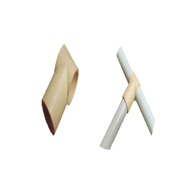 Flexible Plastic Pipe Joints Equal Tee Pipe Fitting Ivory / Black