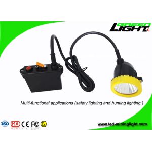 Cheap 50000lux Brightness Coal Miner Cap Lights GL6-B 11.2Ah Big Li - Ion Battery Capacity for sale