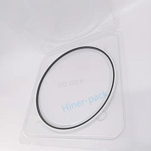 8 Inch Transparent Single Wafer Shipping Containers PET Material