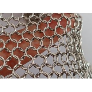 Welded Ss Chainmail Metal Mesh Curtain For Room Divider