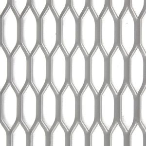 Round Hole Shape Expanded Aluminum Mesh Coils With Long Time Service