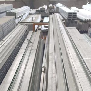 Customized Not Perforated C Channel Galvanized Steel1.5mm-5.0mm Q355 Q345 201