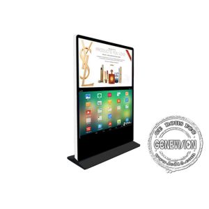 Promotional Sale Dual Lcd Wifi Digital Signage Kiosk, Ready Stock 60"+60" Floor