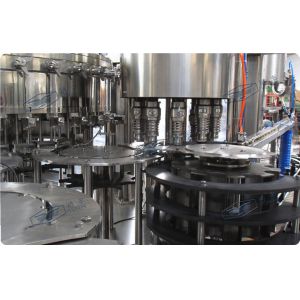 Monoblock 3 In 1 Glass Bottle Carbonated Drink Filling Machine
