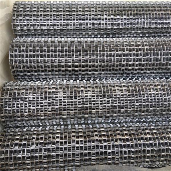 Food Grade 304 316L 201 Stainless Steel Chain Link Spiral Wire Mesh Conveyor Belt
