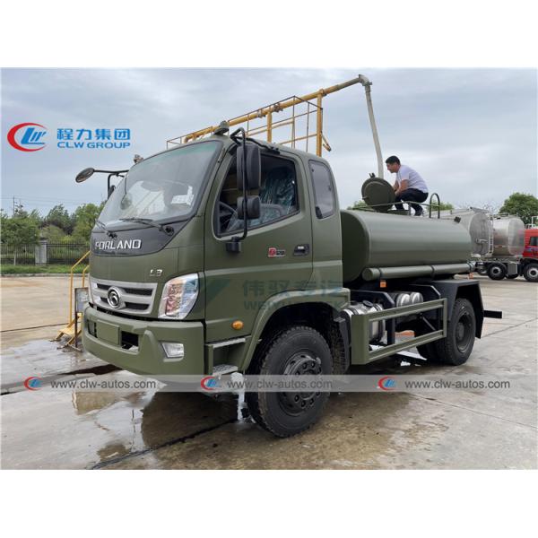 Quality Left Hand Driving Foton 4x4 113HP Water Bowser Truck wholesale