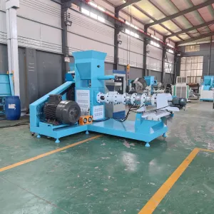 High Temperature and High Pressure Fish Feed Extruder with Sterilization and