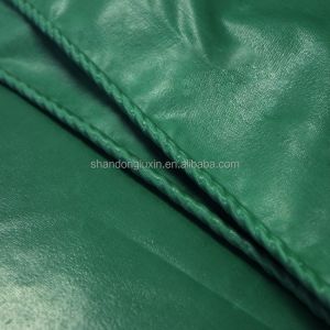 Rainproof Prefabricated Green PVC Tarpaulin with UV Resistance and Sunlight