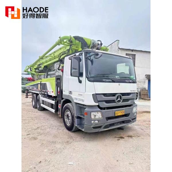 National VI 2020 November Zoomlion Shandeka 49m Used Concrete Mixer Pump Truck