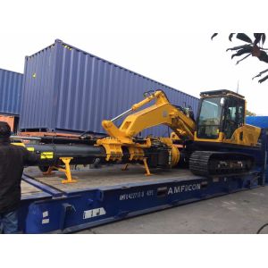 Hydraulic Piling Rig Machine Hire , 65 KN Main Winch Line Pull Pile Driver