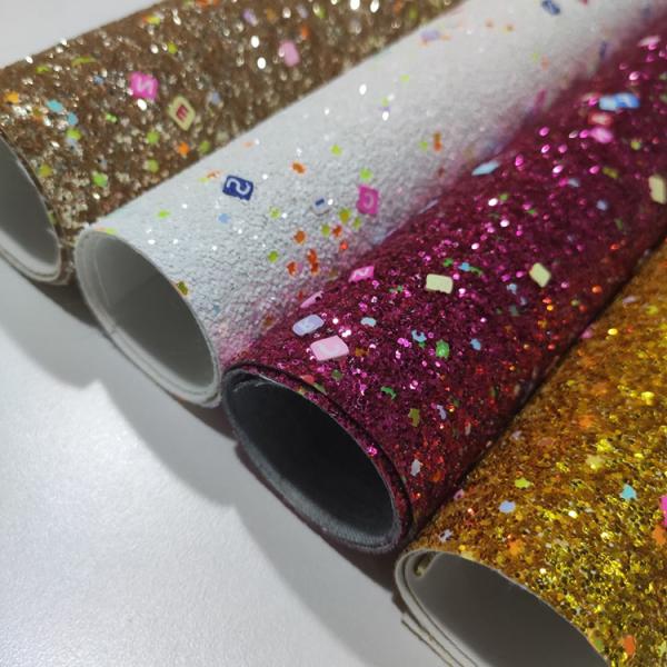 54/55' 1.2m Grade 3 Fireproof Chunky Glitter Wall Fabric