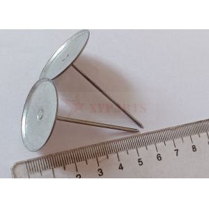 M1.8x50 Air Duct Insulation Pins Galvanized Steel Fastening Insulation To Steel Surface