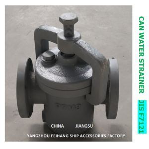 IMPA 872001 MARINE CAN WATER STRAINER S-TYPE 5K-25A JIS F7121 BODY-CAST IRON