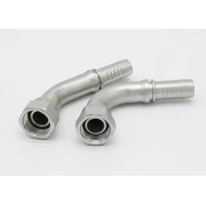 90 Degree BSP Hydraulic Hose Fitting 60 Degree Cone Seal ( 22691 )