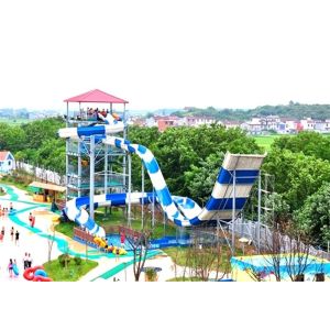 Gaint Water Park Slides Equipment Tantrum Valley for Amusement Theme Park