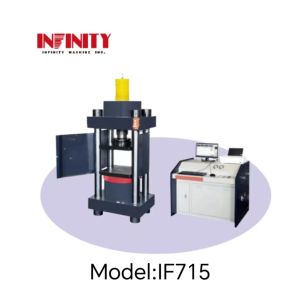 Cheap Micro Electro Hydraulic Servo Compression Testing Machine With Real Time Test Curve Display Weight 1200 for sale