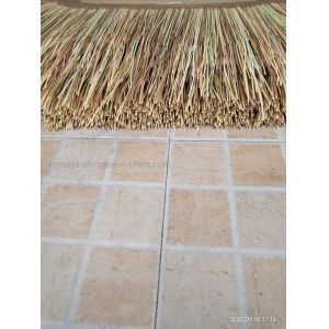 African Garden Decoration PVC Material Component Brick Red Fireproof Thatch