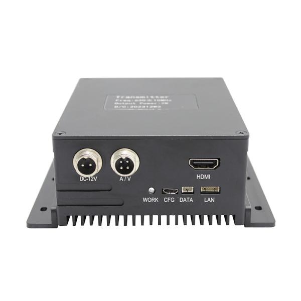 UGV EOD Robot Rugged COFDM Video Transmitter 1-2KM NLOS AES256 Encryption Low