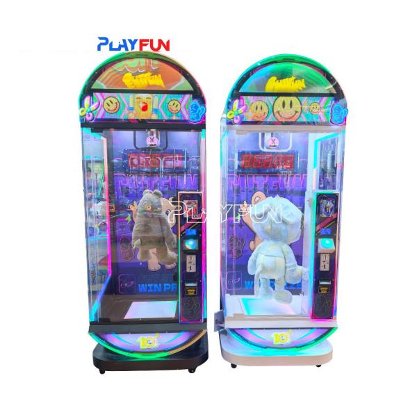 2025 New Playfun Coin Operated 10 Seconds Challenge Scissors Prize Cut Fun Game
