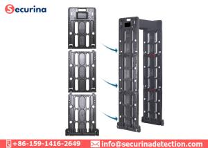 Cheap Foldable Walk Through Security Detector IP67 Waterproof With Mobile Control APP for sale