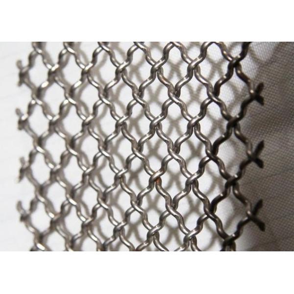 Quality White Steel Crimped Wire Mesh Unidirectional Bending Metal Wire Mesh wholesale