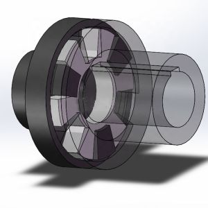 rubber spider flexible coupling for hydraulic water pump