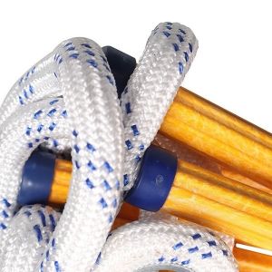 6m To 100m Fire Rescue Anti-Slip Soft Ladder With Resin Rungs