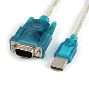 A Male To RS232 Serial DB9 Male USB Port Extension Cable