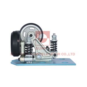 Passenger Elevator Lift Elastic Roller Guide Shoe 2.5m/S For Cabin