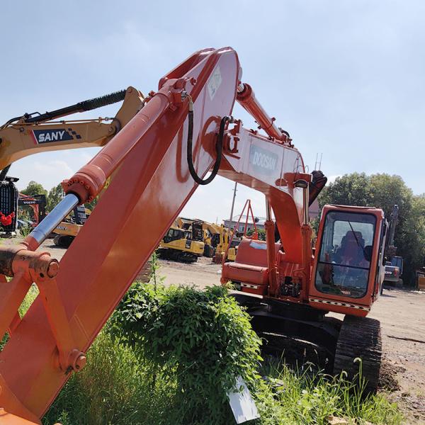 Doosan DH220-7 Used Crawler Excavator 108kw Rated Power 21 Tonnage
