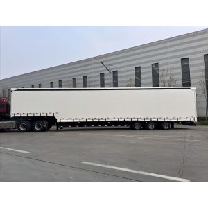 China Versatile CIMC Tarped Semi-Trailer Frames New Design Durable Customizable For Cargo Protection For Sale on sale