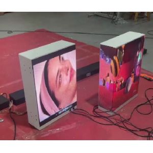 Showcase Advertising P2RGB Coner Display Indoor LED Video Wall With Video