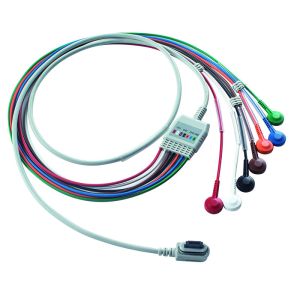 Compatible GE Healthcare 2008594-002 7-Lead ECG Telemetry Patient Cable Seer