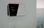 Black Color Wall Tablet display with wifi three-colors LED For Home Automation